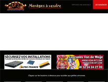 Tablet Screenshot of manegesavendre.com